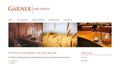 Desktop Screenshot of garnerlegal.com