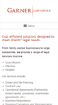 Mobile Screenshot of garnerlegal.com